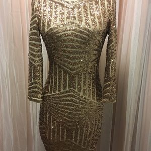 Rose Gold Evening dress